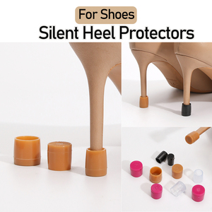 Protector de Tacones Altos, Cubre Tacones Antideslizantes y Silenciosos de TPU, Funda Protectora Antidesgaste para Tacones de Aguja para Zapatos de Mujer - Product Image 4