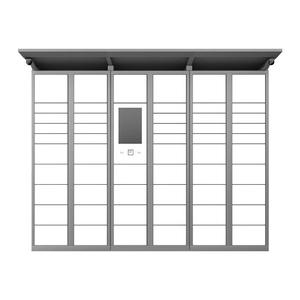 Swimming Smart Parcel <b>Lockers</b> Cold-Rolled Steel Modern Simple Design Barcode Access Community Campus Self-Pickup Storage - Product Image 2