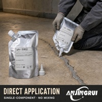 Mortier de scellement liquide polyuréthane à haute élasticité pour joints d'expansion étanches en construction béton