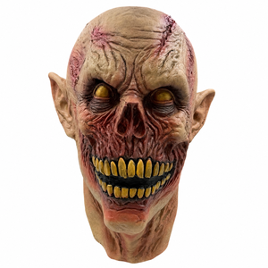 <span class=keywords><strong>Masque</strong></span> en latex tête de mort sanglante effrayante pour costume d'Halloween et décoration de <span class=keywords><strong>maison</strong></span> hantée, couvrant tout le visage - Product Image 2