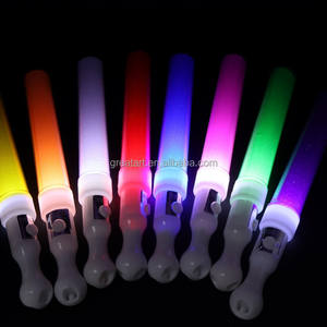 다색 LED 글로우 스틱 파티 콘서트를 위한 재사용 가능한 휴대용 라이트 완드 - Product Image 1