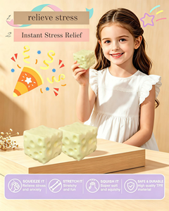 Juguete de Queso Antiestrés, Sin Comprimir, para Apretar, con Textura de Loción, para Niñas y Niños - Product Image 5