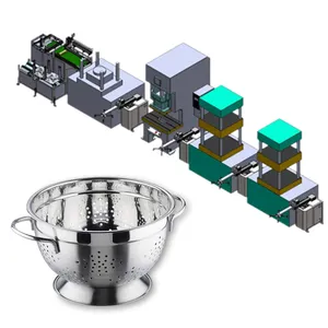 Passoire à panier en acier inoxydable, ligne de Production/Machine à dessin pour passoire à riz/légumes Ss Bpl316