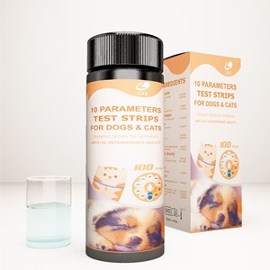 Appareil certifié d'examen de l'acuité visuelle à 10 paramètres, kit de test de santé hépatique et rénale pour chats et chiens, <span class=keywords><strong>analyse</strong></span> d'urine pour animaux de compagnie - Product Image 2