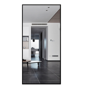 Modern Black Thin Frame Full Length <strong>Mirror</strong> Rectangular <strong>Wall</strong> Mounted Body <strong>Mirror</strong> <strong>for</strong> Bedroom Home Hotel Decor - Product Image 1