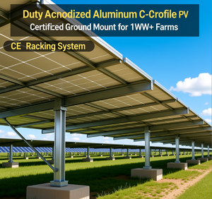 Sistema de Montaje <span class=keywords><strong>Solar</strong></span> Bifacial Vertical, Estructura de Acero Galvanizado en Caliente para Agricultura Fotovoltaica y Áreas de Alto <span class=keywords><strong>Albedo</strong></span> - Product Image 2