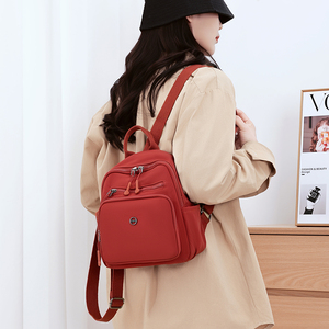 Mochila Casual Antifurto de Luxo com Zíper para Viagens de Negócios, Mochilas Femininas Personalizadas, Bolsa Designer à Prova d'Água com Logo - Product Image 5