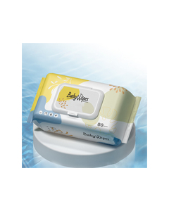 Lingettes Premium pour les mains et <span class=keywords><strong>la</strong></span> bouche des bébés avec couvercle, douces et non irritantes, pour le nettoyage domestique, 80 lingettes par paquet. - Product Image 4