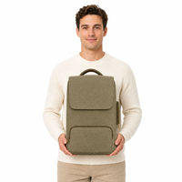 Sac à dos pour ordinateur portable imperméable en polyester, souple, 36-59 L, unisexe, avec fermeture éclair, pour les voyages d'affaires