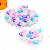 Belles dosettes de linge parfumées 5 en 1 nettoyage détergent à lessive perles booster de parfum étiquette de marque privée personnalisée 100 pièces/boîte