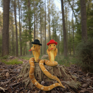 Poupée serpent gentleman artificielle douce, cadeau de mariage pour garçons et filles, jouet en peluche python, exportation transfrontalière - Product Image 6