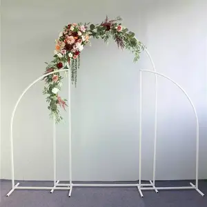 חדש הגעה הסיני סוג אלקטרוליטי חתונה קשת מתכת Stand רקע פרחים Stand