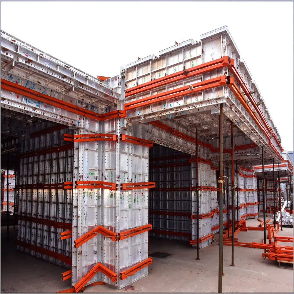 Durable and Light weight Aluminum Concrete Forms / RCC Wall formwork