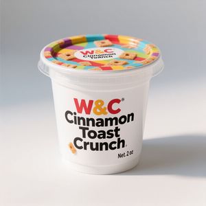 Toast alla cannella a consegna bassa di MOQ Crunch tazze di <span class=keywords><strong>cereali</strong></span> monodose, 2 once (confezione da 12) | Integrale, <span class=keywords><strong>colazione</strong></span> e spuntino On-the-Go - Product Image 1