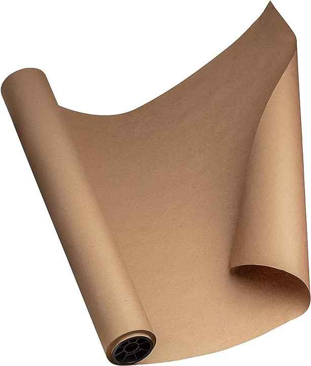 Wholesale A4 Brown Kraft Paper Roll 100-500g Coated with PE for Food and Gift Packaging Grease Proof