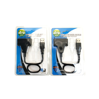 Cable Sata de 6 Gbps, Cable Sata a USB 3.0 2.0 para Disco Duro Externo HDD SSD de 2.5 Pulgadas, Adaptador Sata 3 de 22 Pines, Cable para Computadora