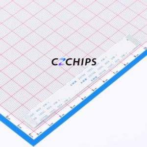 FFC1.0A-10P-100-4-8 FFC Cable (Flexible Flat Cable) P=1mm Connector 10P 1mm Non-Inverting 10cm - Product Image 1