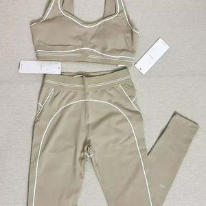 Groothandelsversies zonder merklogo's <span class=keywords><strong>fitness</strong></span> yoga kleding elastische tailleband yoga en sportkleding - Product Image 6