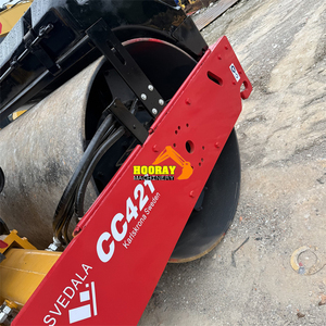 รถบดอัดดิน Dynapac CC522 Ca301 Ca25 Cc421 มือสอง เครื่องยนต์ DEUTZ แบบลูกกลิ้งคู่ 44.7 กิโลวัตต์ ชั่วโมงการทำงานต่ำ กำลังขุดสูง สภาพดี - Product Image 5