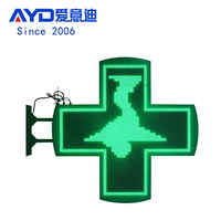 Módulo LED Multifuncional CBD para Exteriores, Pantalla LED Programable, Letrero LED para Farmacias, Animación, Pantalla para Farmacias