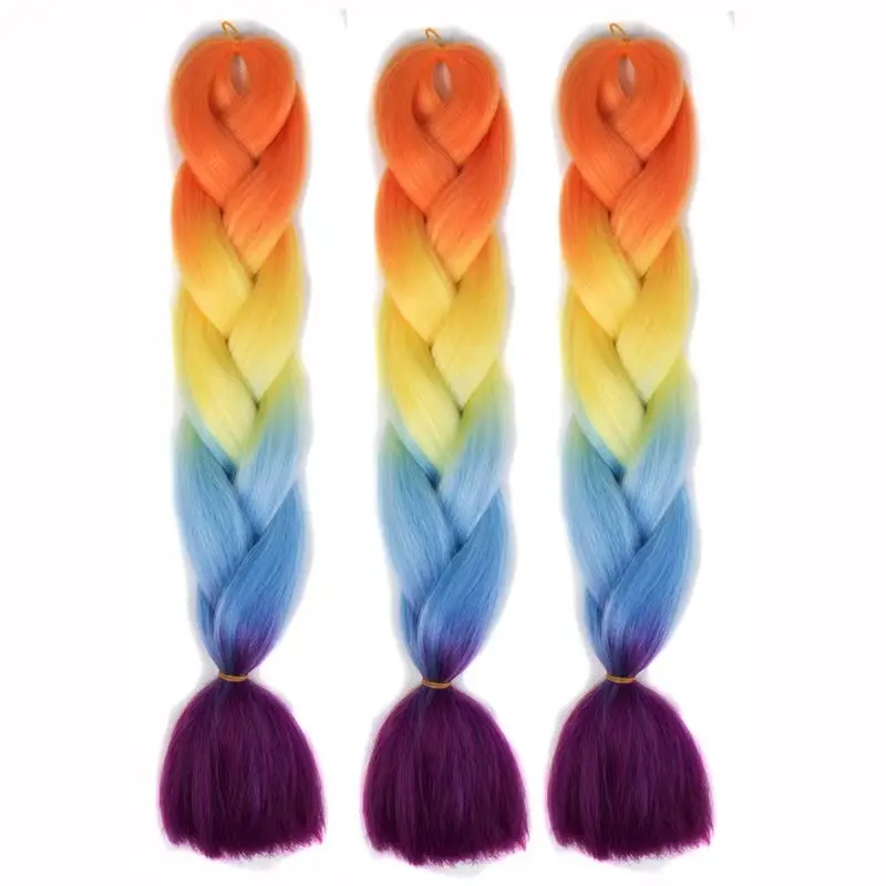 Hot selling Various colors Protein fiber Synthetic hair weft with cheaper price