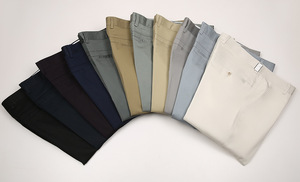 Pantaloni da Completo <span class=keywords><strong>in</strong></span> <span class=keywords><strong>Cotone</strong></span> YSMARKET per Uomo, Autunno Inverno, Tinta Unita, Formali, Business Casual, Stile Hip Hop - Product Image 6