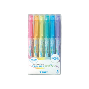 La serie de resaltadores de tinta borrable SFL-30SL-3C incluye cinco juegos surtidos en colores suaves estándar. - Product Image 5