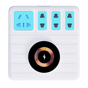 شاحن ذكي متعدد المنافذ بقوة 140 واط مع <span class=keywords><strong>5</strong></span> منافذ USB-C وتقنية GaN، شاحن لاسلكي مغناطيسي، قاعدة شحن متعددة المنافذ بمعايير مقابس المملكة المتحدة والولايات المتحدة والاتحاد الأوروبي - Product Image 5