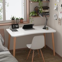Escritorio Rectangular Simple para Computadora, para Dormitorio, Uso Doméstico, Escritorio de Estudio para Niñas, Hecho en China