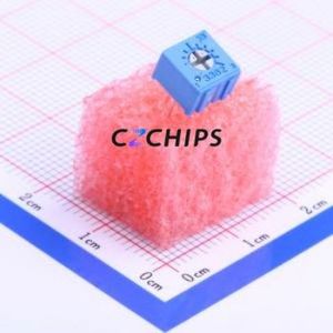 ตัวต้านทาน/โพเทนชิโอมิเตอร์แบบปรับได้สำหรับ3362P-1-504LF ผ่านชิ้นส่วนรู (THT)-3P, ตัวต้านทาน7x6.6มม. 500Kohm 10% 500 100PPM/℃ - Product Image 1