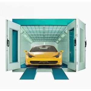 Horno de Pintura <span class=keywords><strong>Automotriz</strong></span> de 20kw de Doble Combustible/Eléctrico para Ahorro de Energía, con Iluminación LED Fija para Ghana - Product Image 5