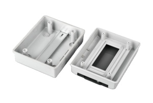 Hoqele IP65 không thấm nước ABS + PC fiber optic Hộp nối điện chính phân phối bao vây OEM thiết bị điện tử bao vây - Product Image 2