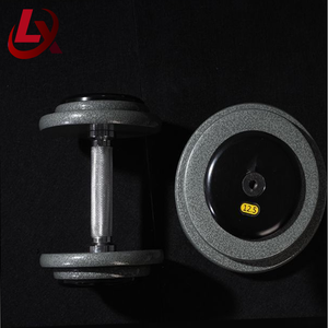 Haltères de fitness chromés en fonte avec peinture émaillée, disponibles en 15kg, 20kg, 30kg, et en ensembles haltères et barres, avec poids de 2.5kg à 50kg - Product Image 5