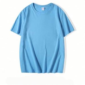 Personality Style T Shirt Hot Selling 100% Cotton Solid Color Blank O-neck T-shirt Custom Logo Printing Men's T-shirt - Product Image 3