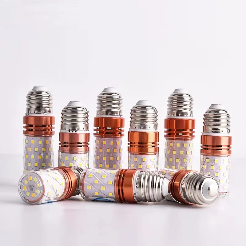 Ampoule décorative en aluminium de maïs de l'intense luminosité 12W 16W E27 E14 3 couleurs LED pour le lustre