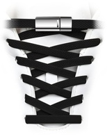 Lacets magnétiques sans attaches lacets élastiques pour baskets enfants adultes impression chaussures décontractées sangle boucle accessoires