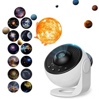 Projecteur Galaxy Pro LED rond à rotation 360° avec minuterie et bouton réglable, veilleuse pour chambre et décoration intérieure, enfants et adultes