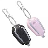 Mini llavero inalámbrico Banco DE EMERGENCIA Teléfono y reloj Energía de emergencia con enchufe retráctil