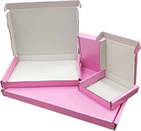 Boîte d'emballage cadeau de bougie cosmétique de couleur rose de logo personnalisé de haute qualité boîte personnalisée boîte de papier