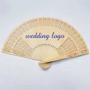 Ready to ship CHEAP Customized Wedding Souvenir GIFTS Handheld Fan Custom Wooden Hand Fans For Guests