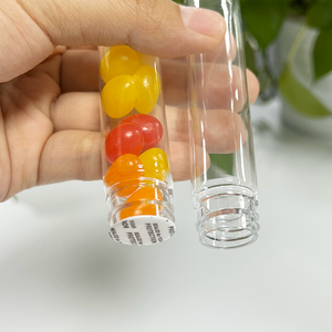 Alta Qualidade 30ml Tubo De Teste De Plástico Transparente Tubos Planta Sementes Pacote Tubo De Teste De Plástico com Tampa De Alumínio De Ouro - Product Image 5