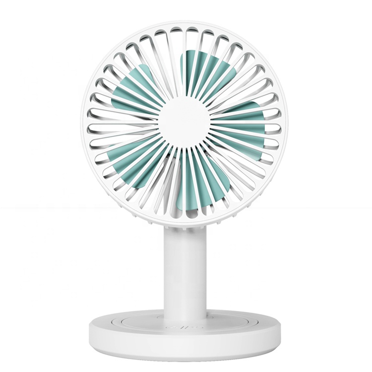 Новый заряжаемый электрический портативный настольный стол с лампой и мини-вентилятором на батарейках