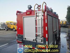 Nouveau camion-citerne de pompiers diesel 4x2, capacité du réservoir de 2 tonnes, norme d'émission EURO 5, fabriqué en Chine, à vendre - Product Image 2