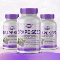 Cápsulas de Extracto de Semilla de Uva con Proantocianidinas, Suplementos Naturales de Venta Caliente OEM ODM