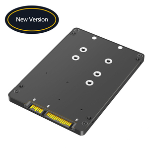 Dual <strong>M</strong>.<strong>2</strong> B Key/B&amp;<strong>M</strong> Key <strong>SSD</strong> to <strong>2</strong>.5" SATA III With Plastic Enclosure - Product Image 1