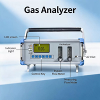 Analyseur de laboratoire 4-en-1 haute précision avec écran LCD, moniteur de CO2/CO combustible, pompe intégrée, alarme sonore et lumineuse, certifié ATEX, en alliage EX