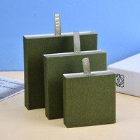 Coffret d'emballage de bijoux personnalisé avec logo, avec poignée, en carton rigide, pour gloss, vente en gros, boîtes à colliers en papier avec tiroir