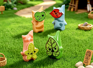Kawaii Miniature Resin Leaf <strong>Elf</strong> Figurines <strong>Forest</strong> Guardian Spirit Kawaii Hidden Leaf Fantasy Playdough Slime Jungle Game Scene - Product Image 6