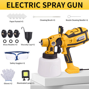Pistola pulverizadora eléctrica <span class=keywords><strong>de</strong></span> alta potencia transfronteriza, portátil, conveniente, <span class=keywords><strong>de</strong></span> alta presión y alta atomización, <span class=keywords><strong>para</strong></span> <span class=keywords><strong>pintura</strong></span> CN-8000 - Product Image 5