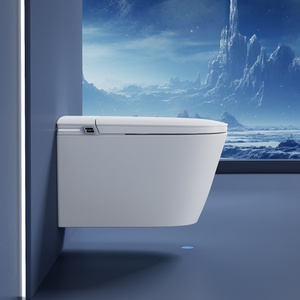 Bidet mural intelligent, toilette intelligente murale, commode électronique avec chasse d'eau automatique, siège chauffant, séchage à chaud, <span class=keywords><strong>WC</strong></span> intelligent - Product Image 4
